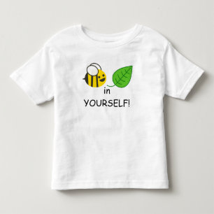 Camiseta Infantil Acredite em si mesmo, Toddler T-Shirt