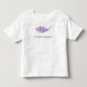 Camiseta Infantil Acredite na Lavanda de Peixes