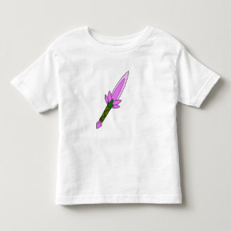 Camiseta Infantil Adesivo Mágico de Adaga Fantasia Flor de Lótus Fof