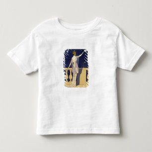 Camiseta Infantil Adeus na noite, design para um vestido de noite