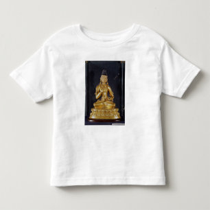 Camiseta Infantil Adibuddha Vajrasattva assentado na meditação