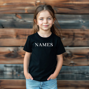 Camiseta Infantil Adicione Seu Nome
