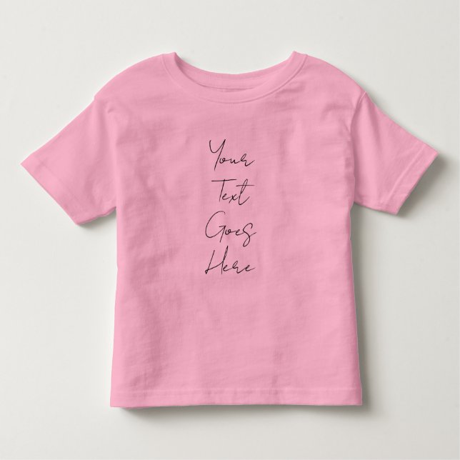Camiseta Infantil Adicione Seu Texto Imagem Aqui Modelo Personalizad (Frente)