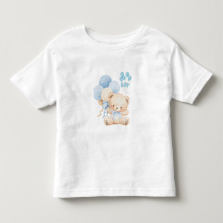 Camiseta Infantil Adorable Sweet Bear with Balloons – Lovely Design