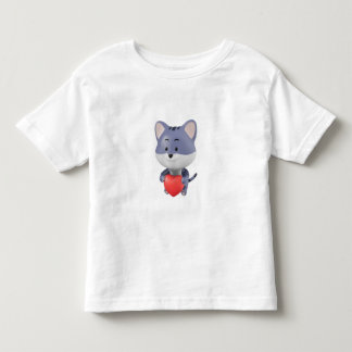 Camiseta Infantil Adorable Sweet Mouse – Cute Heart Lover Design