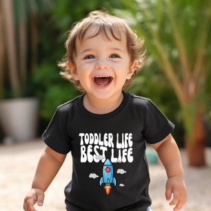 Camiseta Infantil Adoráveis "Toddler Life" Meninos