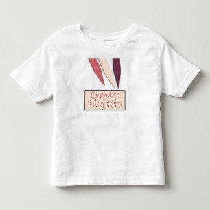 Camiseta Infantil Adorável personalizável primeiro dia de escola 