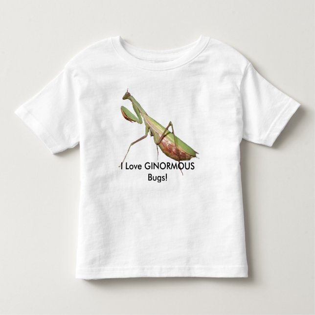 Camiseta Infantil Adoro Insetos gigantescos! - (Frente)