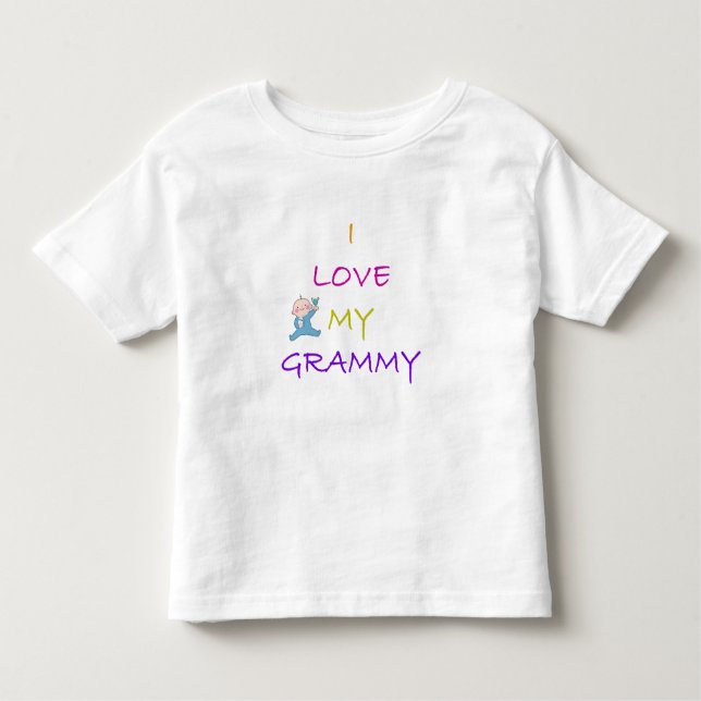 Camiseta Infantil Adoro O Meu Grammy (Frente)