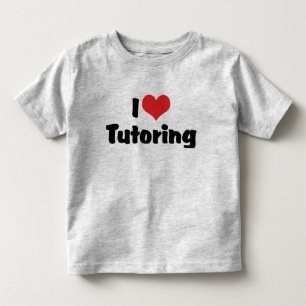 Camiseta Infantil Adoro Tutoring Coração