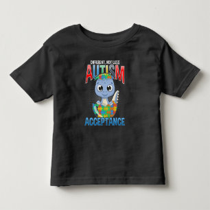 Camiseta Infantil Advertência ao Quebra-cabeça de Dino Cute Garoto