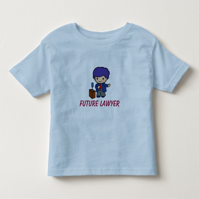 Camiseta Infantil Advogado Futuro - Menino (Frente)