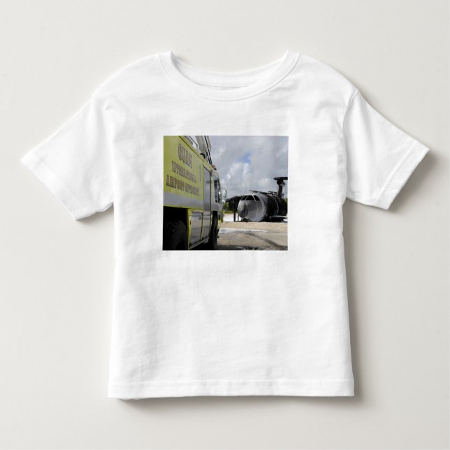 Camiseta Infantil Aeroporto WONPAT de Guam (Frente)
