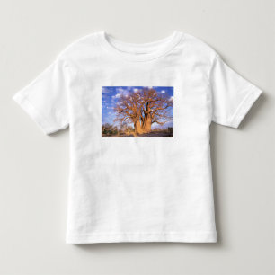Camiseta Infantil África, Botsuana, Delta do Okavango. Baobá