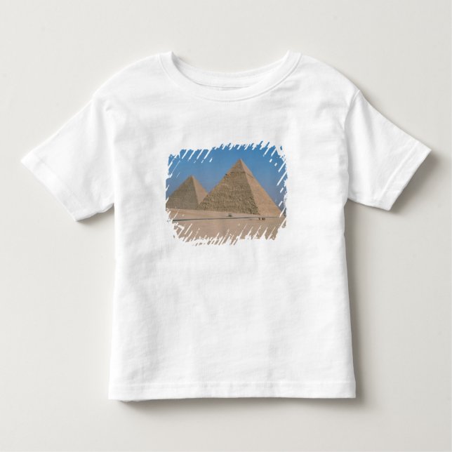 Camiseta Infantil África - Egito - Cairo - Pirâmides Excelentes de G (Frente)