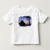 África, Etiópia, Região do Rio Omo, Sunset over