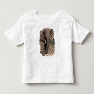 Camiseta Infantil África, Quénia, Nanyuki, Mpala. Elefante Africano.