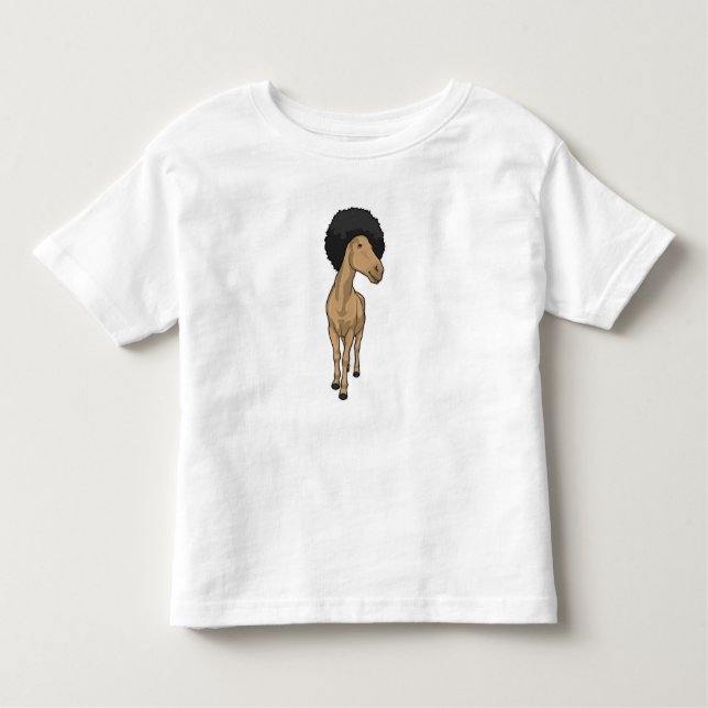 Camiseta Infantil Afro de cavalo (Frente)