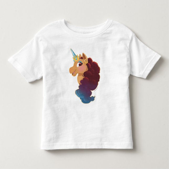 Camiseta Infantil Afro Unicorn | Divine o Unicórnio (Frente)