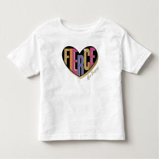 Camiseta Infantil Afro Unicorn Fierce Heart Design