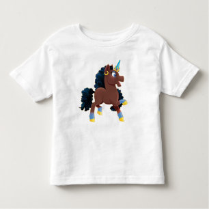 Camiseta Infantil Afro Unicorn   Magical Prancing