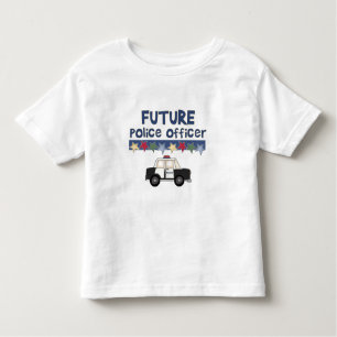 Camiseta Infantil Agente da polícia futuro