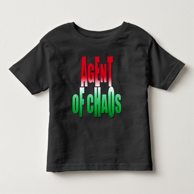 Camiseta Infantil Agente do caos (Frente)