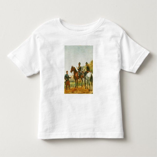 Camiseta Infantil Agentes da polícia em uma excursão da inspeção (Frente)