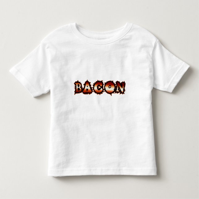 Camiseta Infantil Agitação do BACON Fot (Frente)