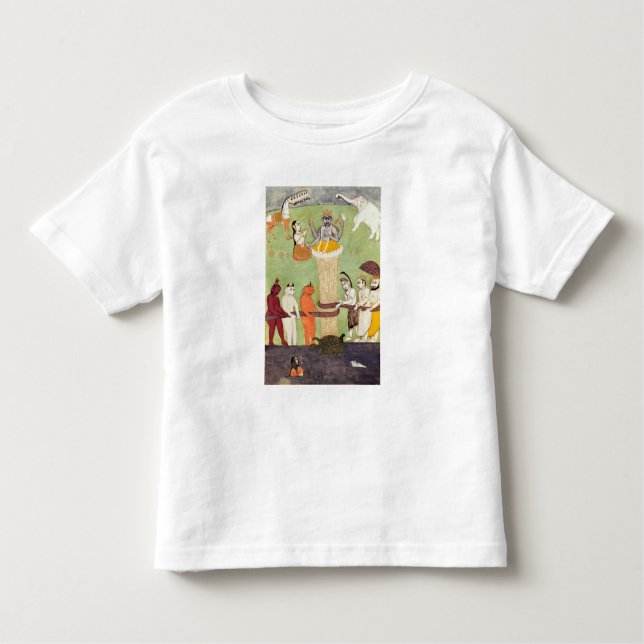 Camiseta Infantil Agitação do mar do leite, 15o-17o século (Frente)