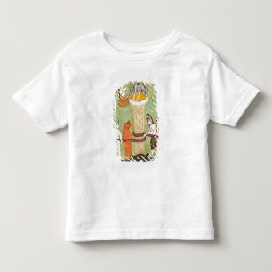 Camiseta Infantil Agitação do mar do leite, 15o-17o século