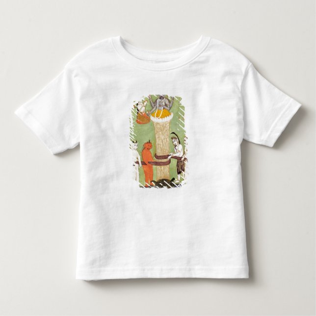 Camiseta Infantil Agitação do mar do leite, 15o-17o século (Frente)