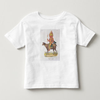 Camiseta Infantil Agni, deus do fogo, gravado pela torta de Charles