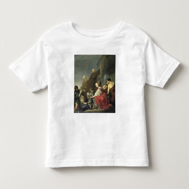 Camiseta Infantil Água impressionante de Moses da rocha (Frente)