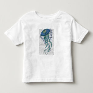 Camiseta Infantil Água-viva azul