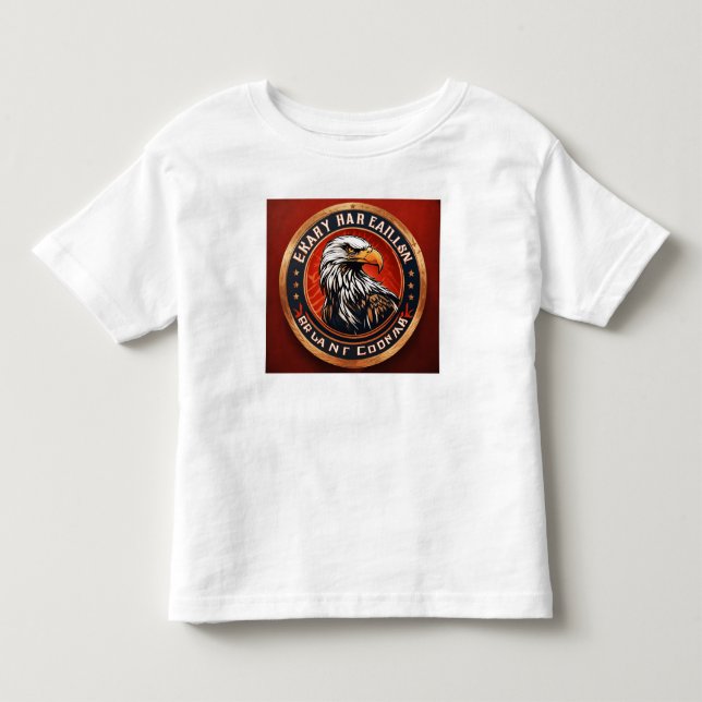 Camiseta Infantil Águia Americana (Frente)