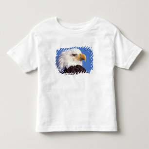 Camiseta Infantil águia-pescadora-americana, Haliaeetus leucocephalu