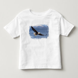 Camiseta Infantil águia-pescadora-americana, Haliaeetus leucocephalu