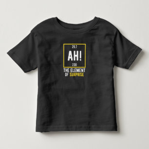 Camiseta Infantil Ah, o elemento da surpresa