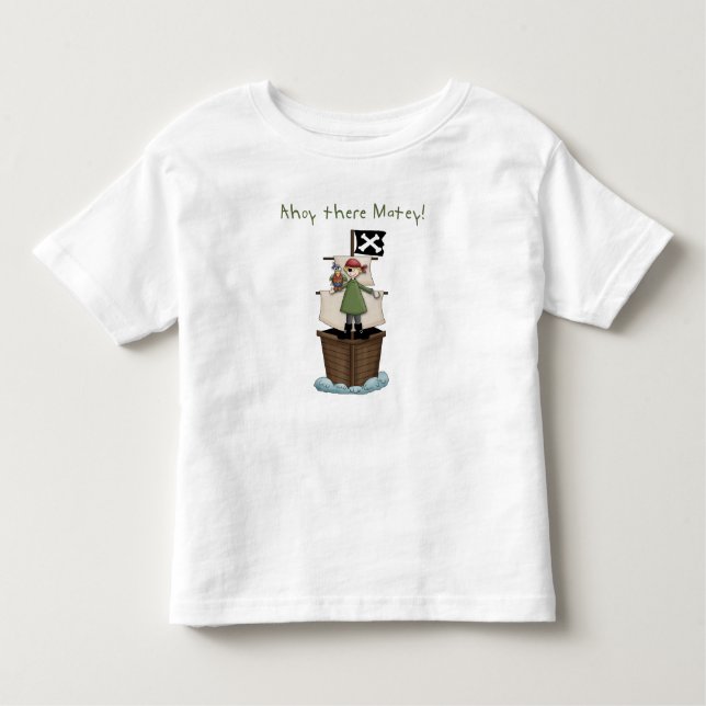 Camiseta Infantil Ahoy, Matey! (Frente)