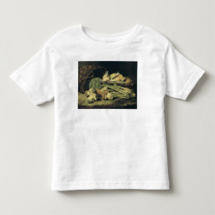 Camiseta Infantil Ainda vida com cogumelos