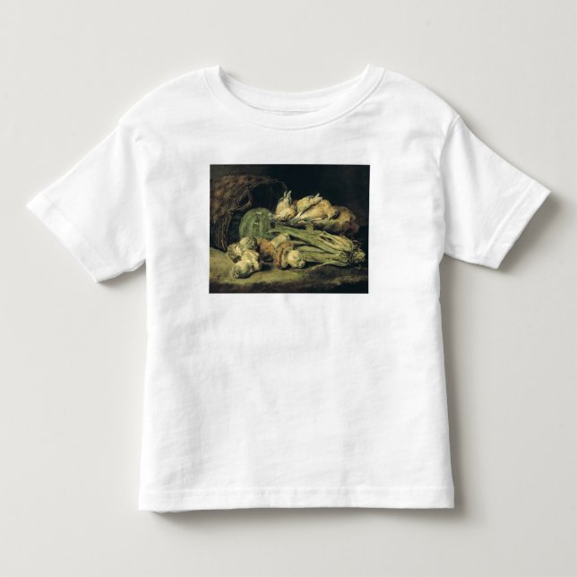 Camiseta Infantil Ainda vida com cogumelos (Frente)
