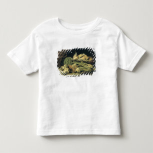 Camiseta Infantil Ainda vida com cogumelos