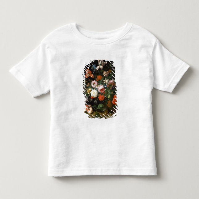 Camiseta Infantil Ainda vida com flores (Frente)