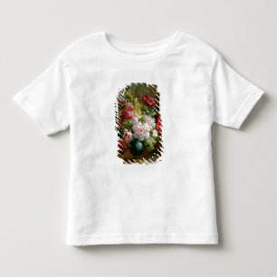 Camiseta Infantil Ainda vida com flores e partitura