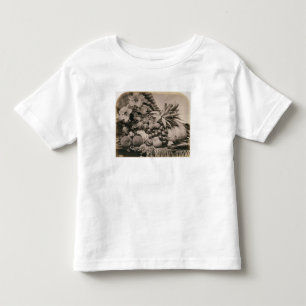 Camiseta Infantil Ainda vida com fruta, 1860 (foto do sepia)