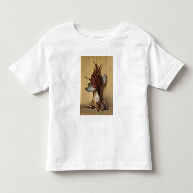 Camiseta Infantil Ainda vida com uma lebre (Frente)