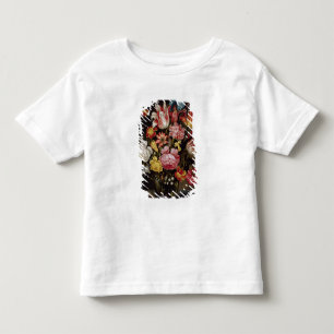 Camiseta Infantil Ainda vida das flores em um vaso ovóide
