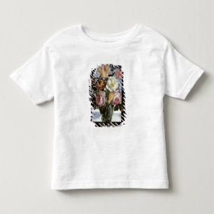 Camiseta Infantil Ainda vida das flores em um vidro de bebendo