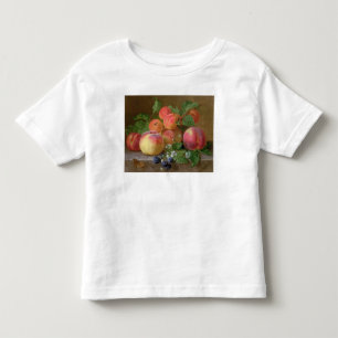 Camiseta Infantil Ainda vida dos pêssegos